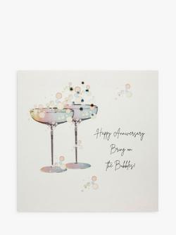 Five Dollar Shake Bring On The Bubbles Anniversary Card, 