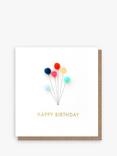 Caroline Gardner Mini Pom Balloons Birthday Card