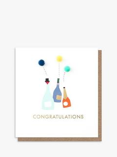 Caroline Gardner Mini Pom Congratulations Card