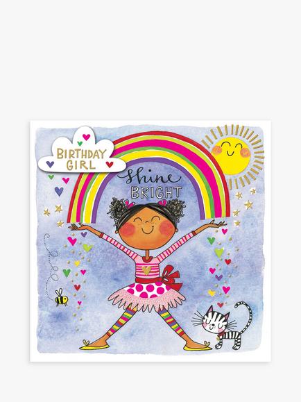 Rachel Ellen Rainbow Birthday Card, 
