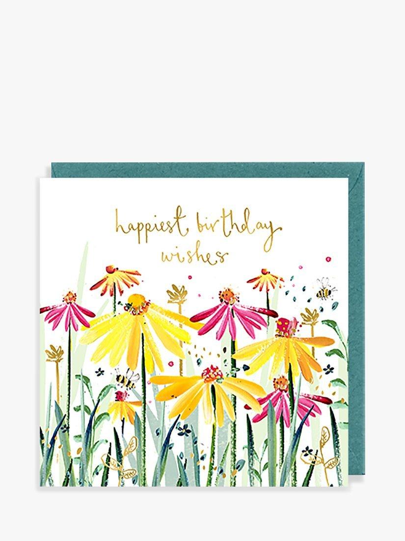 Louise Mulgrew Designs Echinacea Birthday Card