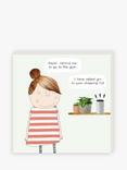 Rosie Made A Thing Alexa Gin Blank Greeting Card