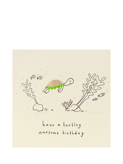 Ruth Jackson Turtle Birthday Card