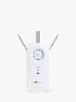 TP-Link RE450 Dual Band Wi-Fi Range Extender, AC1750, White