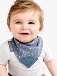 Cheeky Chompers Teething Dribble Bib, Midnight Stars