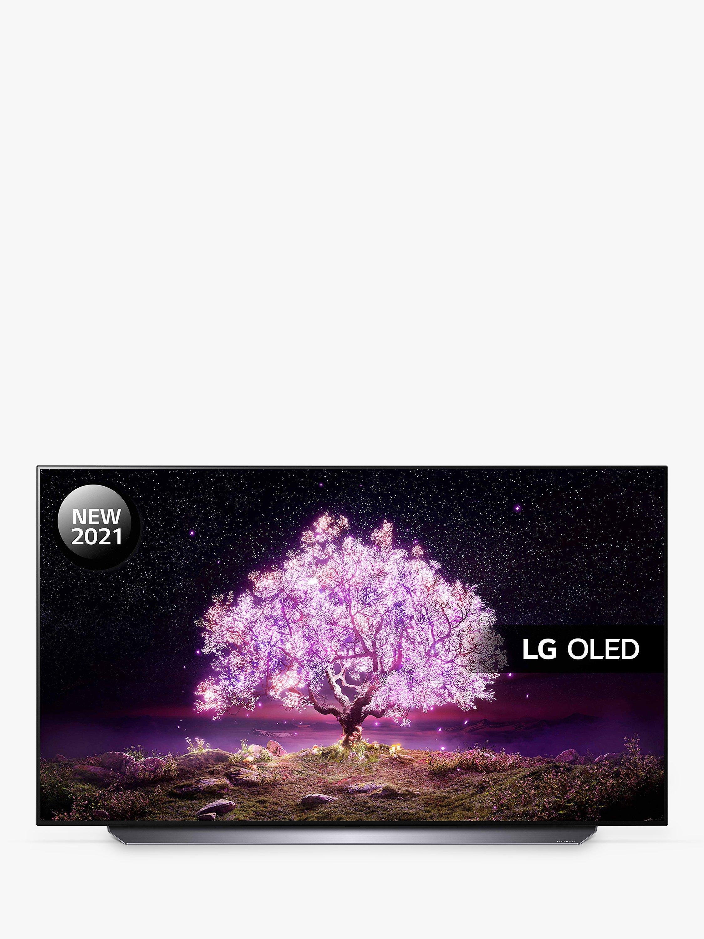LG OLED48C14LB OLED HDR 4K Ultra HD Smart TV, 48 inch with Freeview Play/Freesat HD & Dolby Atmos, Black