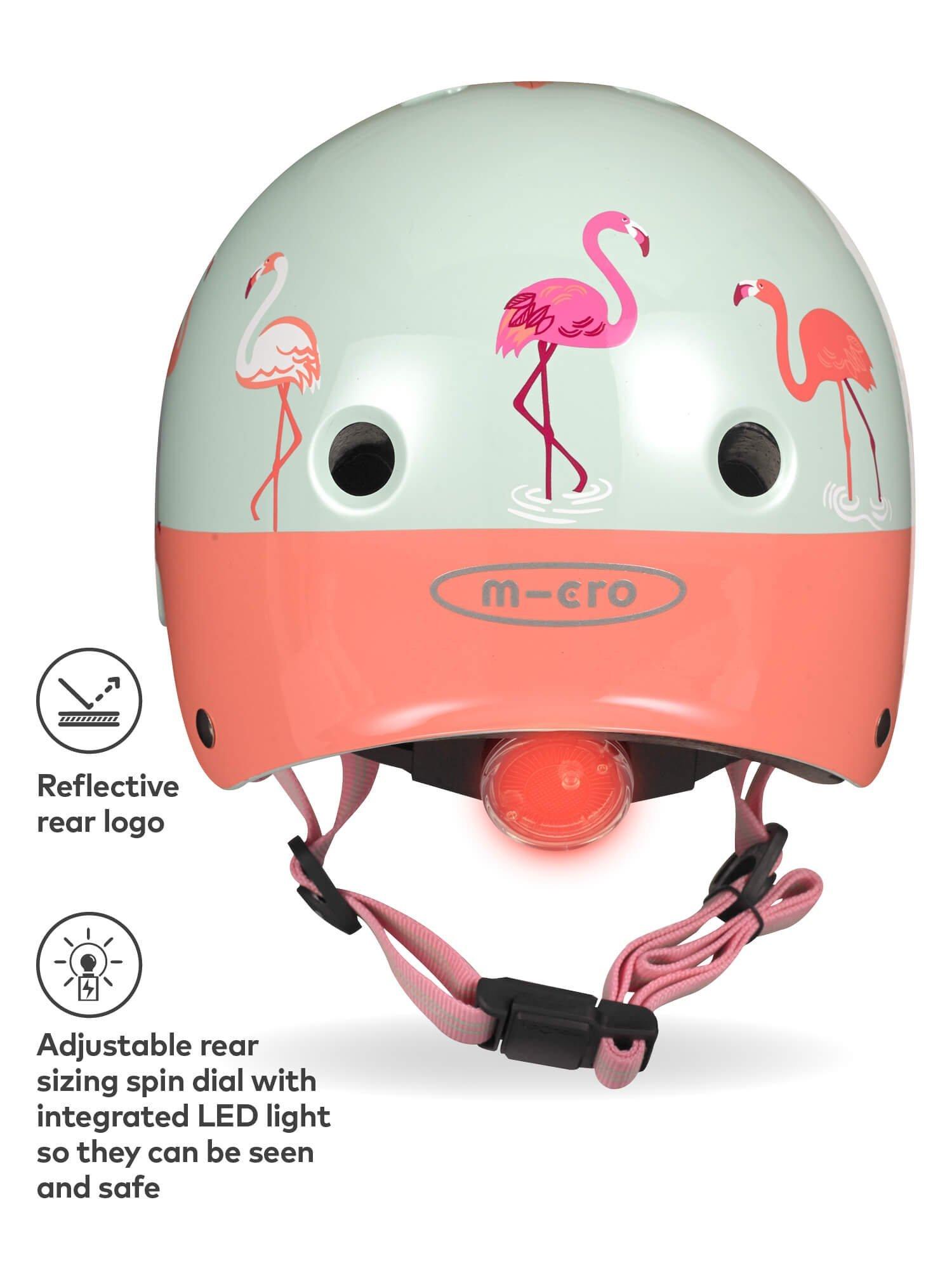 Micro Scooters Deluxe Flamingo Helmet