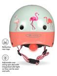 Micro Scooters Kids' Deluxe Flamingo Bike/Scooter Safety Helmet