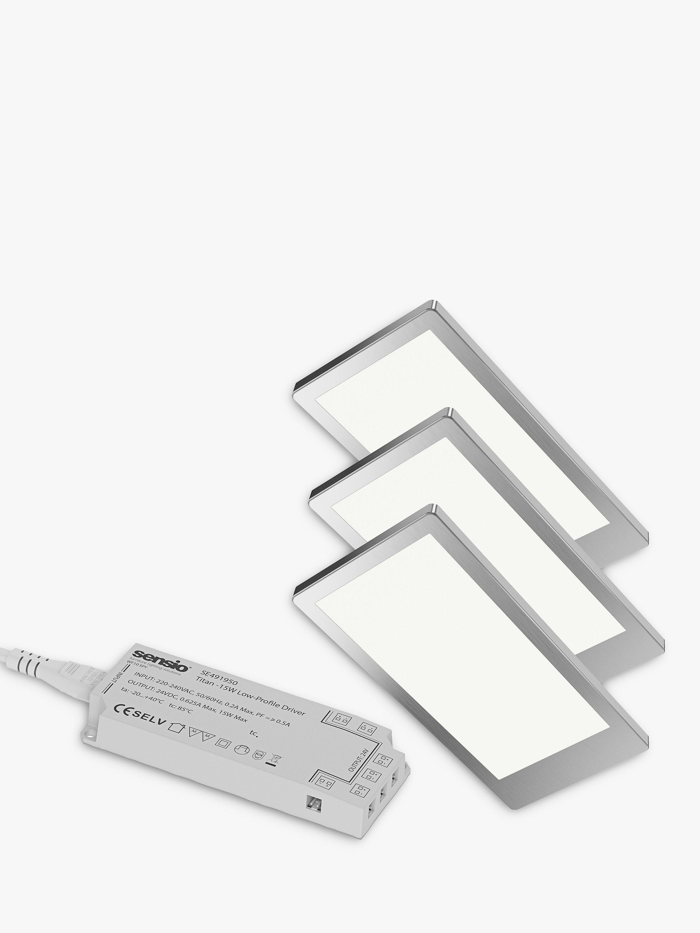 Sensio Neo LED Trio Tone Under Kitchen Cabinet Lights & Driver, Pack of 3, White