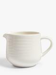 John Lewis Wave Fine China Milk Jug, 380ml