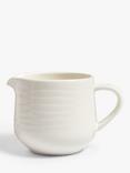 John Lewis Wave Fine China Milk Jug, 380ml