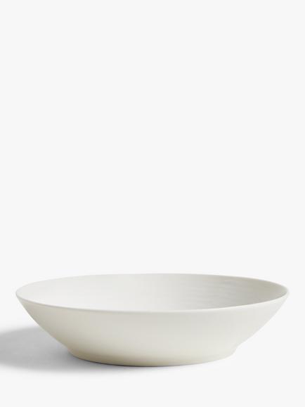 John Lewis Wave Fine China Pasta Bowl, 22cm, 
