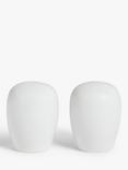 John Lewis Dine Porcelain Salt & Pepper Shakers, Set of 2, White