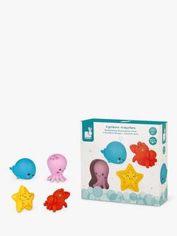 Janod Sea Squirt Bath Toys, Multi