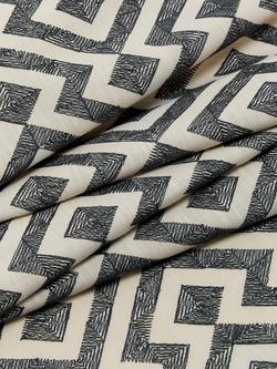 John Lewis Meeko Furnishing Fabric - view 2, Graphite