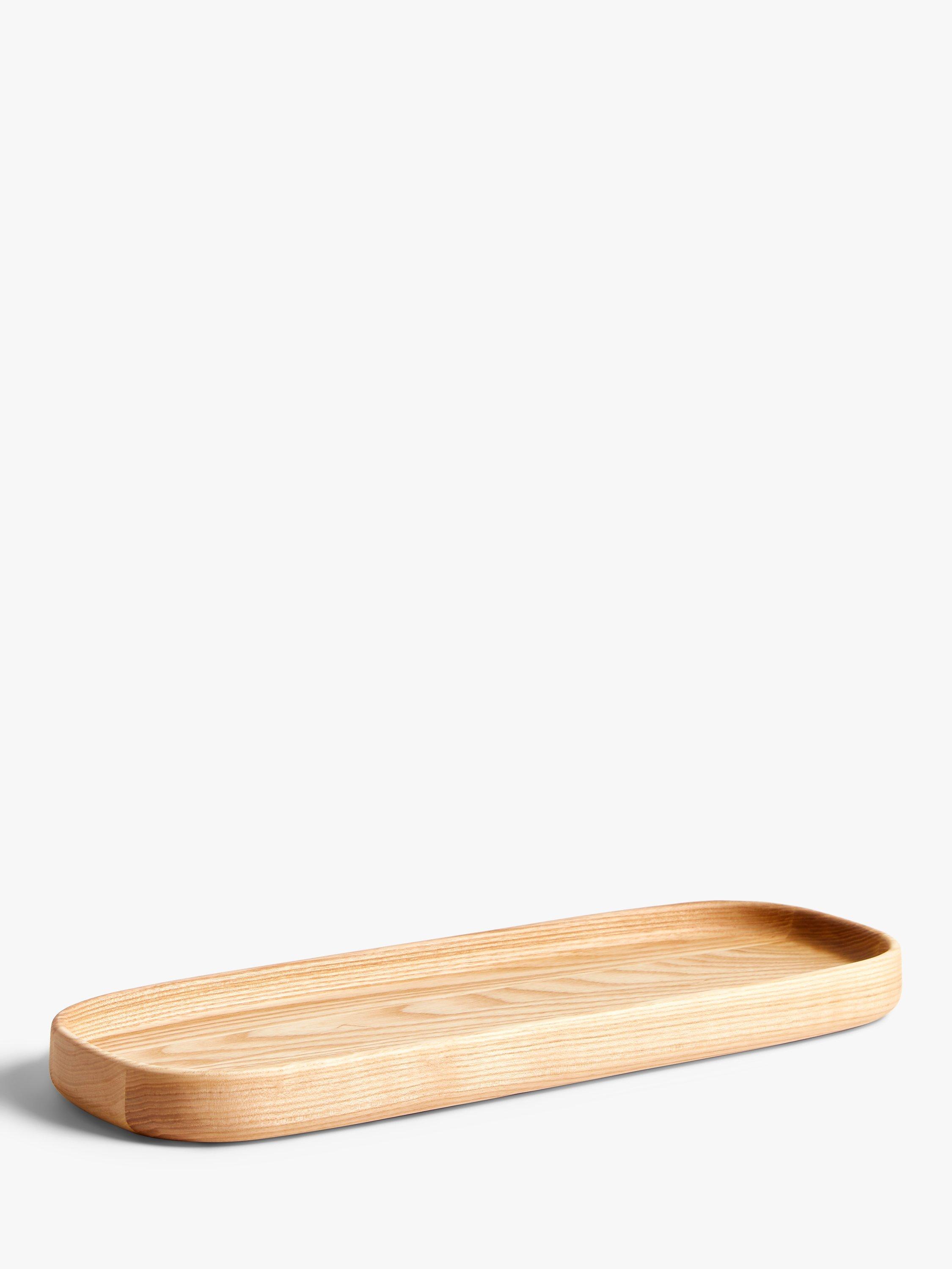 John Lewis Ash Wood Serving Dish, 40cm, Natural