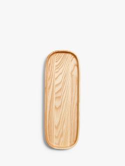 John Lewis Ash Wood Serving Dish, 40cm, Natural - view 2, Natural
