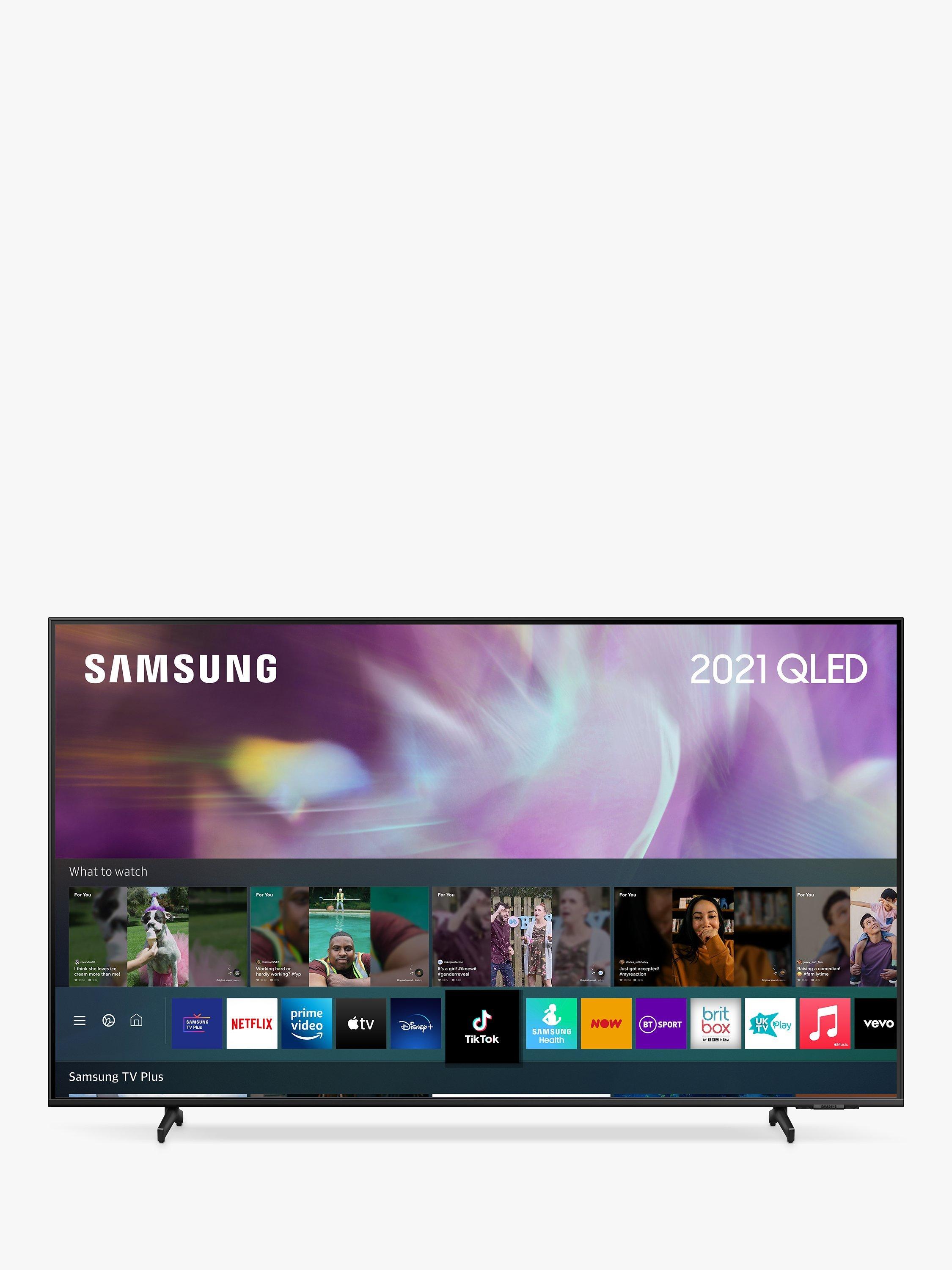 Samsung QE43Q65A (2021) QLED HDR 4K Ultra HD Smart TV, 43 inch with TVPlus/Freesat HD, Titan Grey