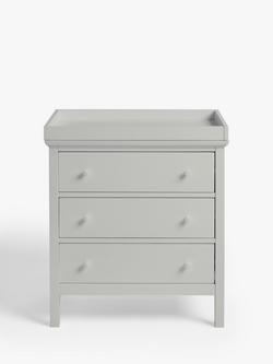 John Lewis Wilton Changing Table Dresser, Grey - view 2, Grey