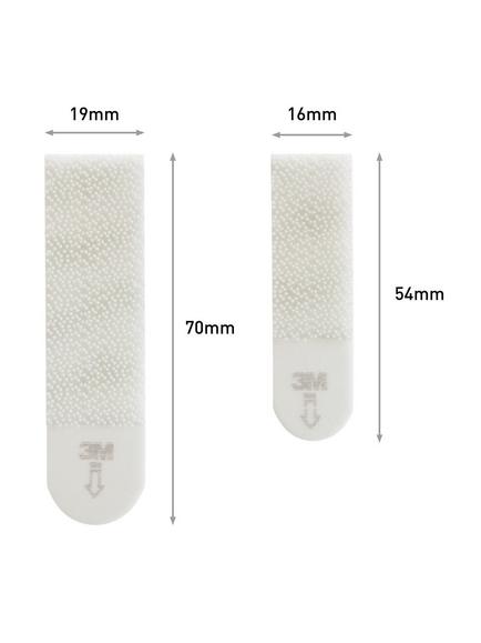 Command Damage-Free Removable Small & Medium Picture Hanging Strips, 6 Pictures - view 2, White