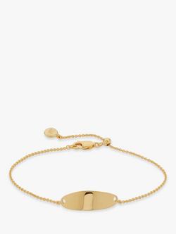 Monica Vinader Nura Tiny Fine Chain Bracelet, Gold