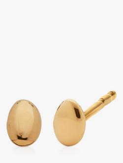 Monica Vinader Nura Stud Earrings, Gold