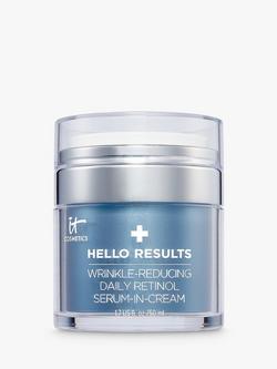 IT Cosmetics Hello Results Wrinkle-Reducing Daily Retinol Serum-in-Cream, 50ml, 