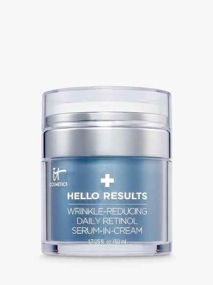 IT Cosmetics Hello Results Wrinkle-Reducing Daily Retinol Serum-in-Cream, 50ml, 