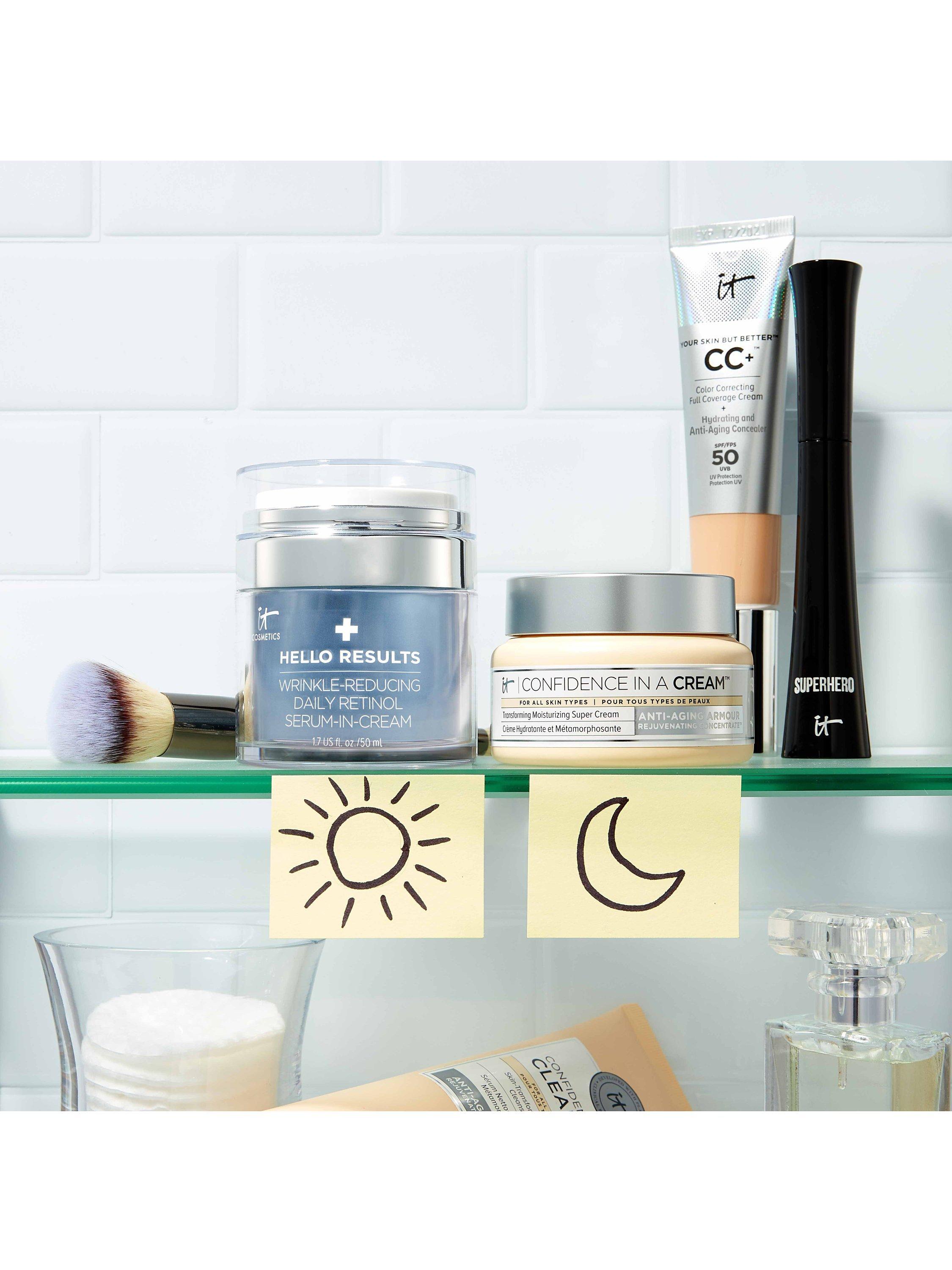 Product image 5 of 6, which shows IT Cosmetics Hello Results Wrinkle-Reducing Daily Retinol Serum-in-Cream, 50ml