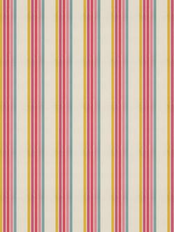 Harlequin Helter Skelter Stripe Furnishing Fabric, Cherry/Blossom