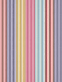 Harlequin Funfair Stripe Furnishing Fabric, Grape/Cherry