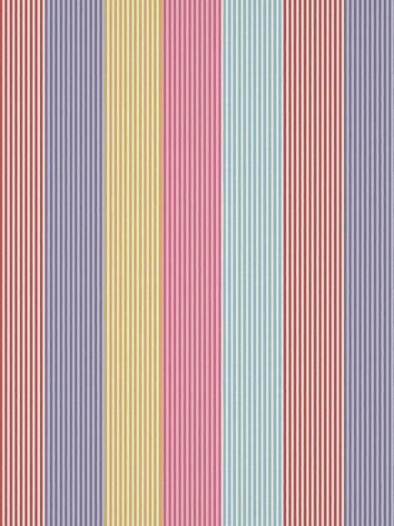 Harlequin Funfair Stripe Furnishing Fabric, Grape/Cherry