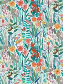 Harlequin Hide And Seek Furnishing Fabric, Poppy/Marine/Ochre