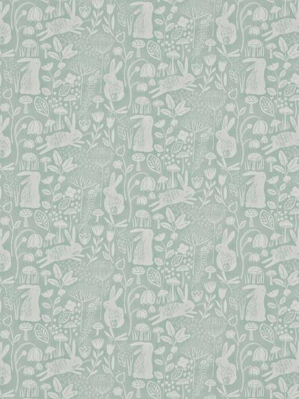 Harlequin Into The Meadow Furnishing Fabric, Duck Egg