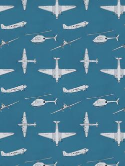 Harlequin Chocks Away Furnishing Fabric, Royal Blue