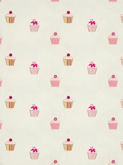Harlequin Cupcakes Furnishing Fabric, Fuchsia/Candy