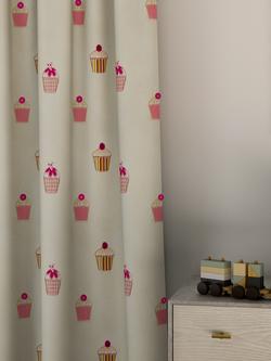 Harlequin Cupcakes Furnishing Fabric - view 2, Fuchsia/Candy