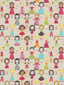 Harlequin Best of Friends Furnishing Fabric, Neutral/Multi