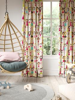 Harlequin Best of Friends Furnishing Fabric - view 2, Neutral/Multi