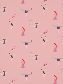 Harlequin Balancing Act Furnishing Fabric, Blossom/Raspberry