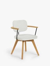 John Lewis Soren Office Chair, Ivory/Natural