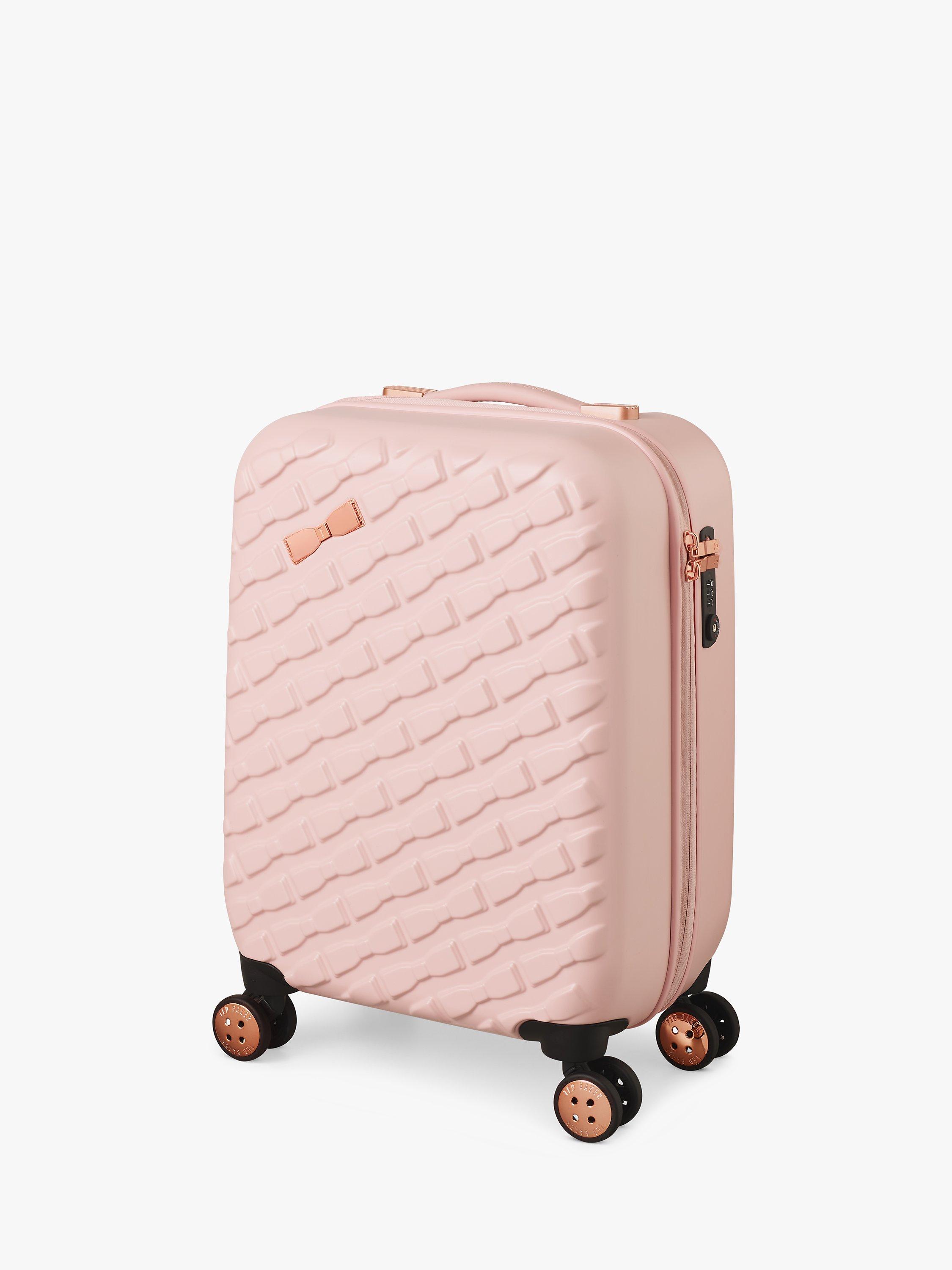 Pink bow suitcase online