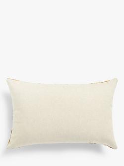 John Lewis Husk Velvet Cushion - view 2, Bronze