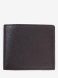 Barbour Amble Leather Billfold Wallet, Dark Brown