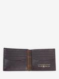 Barbour Amble Leather Billfold Wallet, Dark Brown