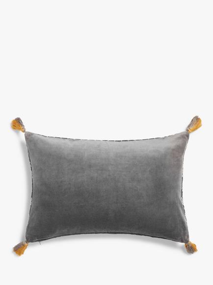 John Lewis Kuva Cushion - view 2, Storm