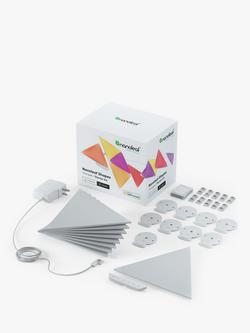 Nanoleaf Shapes Triangles Wall Light Starter Kit, 9 LED Panels, Multicolour - view 2, Multi