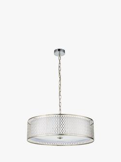 Bay Lighting Josette Ceiling Light, Nickel - view 2, Nickel