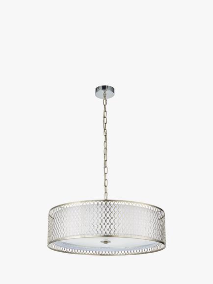 Bay Lighting Josette Ceiling Light, Nickel - view 2, Nickel