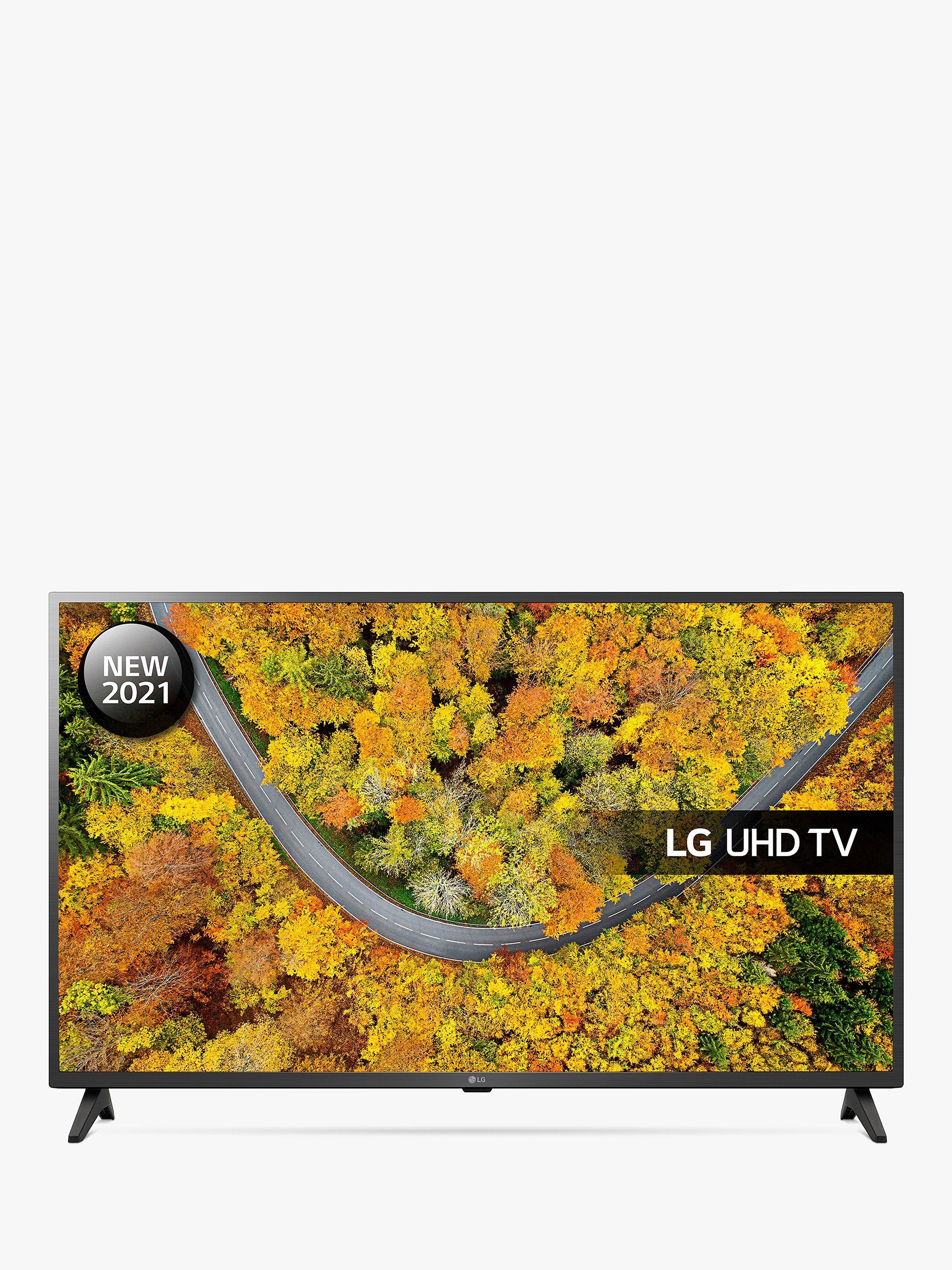 LG 43UP75006LF (2021) LED HDR 4K Ultra HD Smart TV, 43 inch with Freeview Play/Freesat HD, Ceramic Black